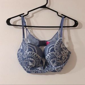 💣 Beyond Sexy Blue La Senza Push Up Lace Bra